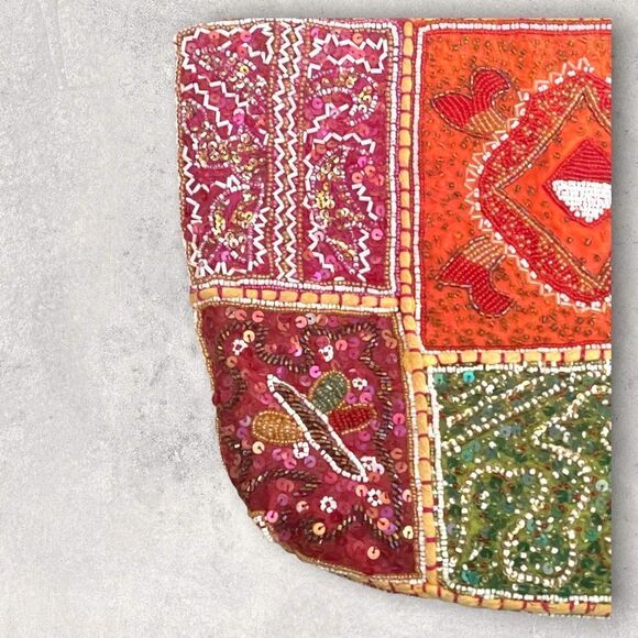 FSP | Vintage Women’s Beaded Shoulder bag Tote - Picture 2 of 13